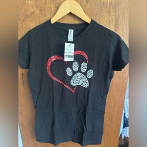 LA POP ART Paw Print Tshirt